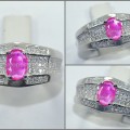 Beautiful Hot Pink RUBY Cutting - RL 149