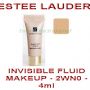 ESTEE LAUDER - INVISIBLE FLUID MAKEUP - 2WN0 - 4ml: