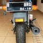 jual Thuder 125 thn 2007 biru modif