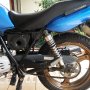 jual Thuder 125 thn 2007 biru modif