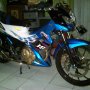 Jual suzuki satria f150 biru putih terawat