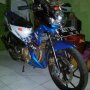 Jual suzuki satria f150 biru putih terawat