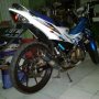 Jual suzuki satria f150 biru putih terawat