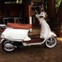 Jual Vespa LX 2V 150 White 2012 Mulus