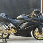 Jual Kawasaki Ninja 250 BLACK 2011 Full Modif Delkevic