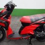 Jual Honda Vario Techno 110cc 2011 Merah hitam