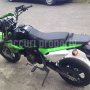 Jual kawasaki ksr 110 hijau 2013 kinyis non kopling