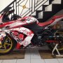 Jual Kawasaki ninja 250cc merah 2010 Modif