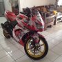 Jual Kawasaki ninja 250cc merah 2010 Modif