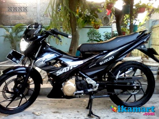 Jual Satria Fu 150 2013 Facelift Hitam Km Rendah Motor