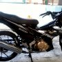 Jual satria fu 150 2013 facelift hitam km rendah