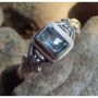 Cincin Perak "Batu Blue Topaz"