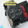 SWISS ARMY SA2178 Triple Time Black White Leather