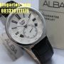 ALBA AN4035 SILVER BLACK Leather