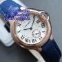 CARTIER LEATHER CHRONO (BRU)