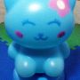 Blue Kitty Lamp