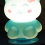 Blue Kitty Lamp