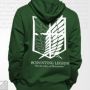 Jaket Shingeki no Kyojin - Green Hoodie Z-04