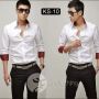 Kemeja Korean Style, Avail White