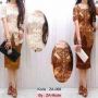 Kebaya tile lengan pendek,