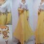 PRINCESS DRESS WHITE YELLOW