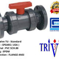 pvc ball valve flange ansi 150 spear 4inch sch80,true union 2000