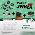 PAKET JN8CH DVR JUAN 8 Channel HDD EFFIO Gen-01 Harga Murah