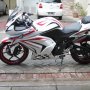 Jual Kawasaki Ninja 250 full modif bulan 4 2012 putih