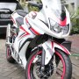 Jual Kawasaki Ninja 250 full modif bulan 4 2012 putih