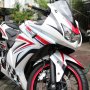 Jual Kawasaki Ninja 250 full modif bulan 4 2012 putih