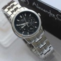 ALEXANDRE CHRISTIE Ac 6330 Ladies Silver Black Dial