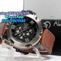 Alexandre Christie AC6295 Silver Brown Leather