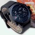 JAM TANGAN EXPEDITION E6396M Leather (BLK)