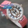 CARTIER Diamond Circle Leather for Ladies