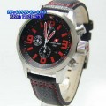 Swiss Army 2087 Black Cream Brown Leather