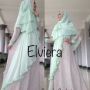 dress syar'i ELVIERA 2 HIJAU