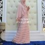 dress syar'i LILY SOFT PINK