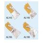 Alumunium Leather Gloves blue eagle, Sarung tangan berbahan aluminized full, HALF COMBINATION