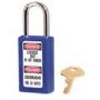 Thermoplastic Safety Padlock 411BLU,411