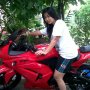 Jual kawasaki Ninja 250R th2010 like new warna merah