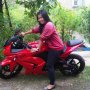 Jual kawasaki Ninja 250R th2010 like new warna merah