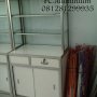 Jual Etalase, Jemuran, Rak Piring, Gerobak, Lemari, Tangga, Semua alat-alat Aluminium