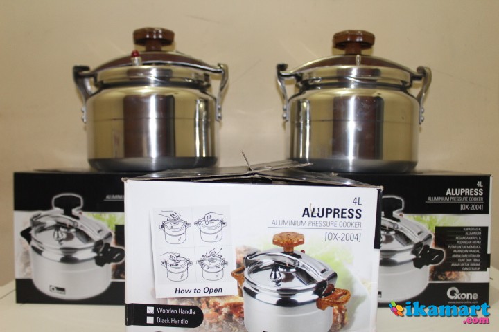 OX2004 Alupress Panci Presto Oxone  Ukuran 4 8 12 20 dan 40 