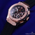 JAM Hublot Bigbang Tuiga Rosegold Black Tire Rubber