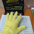 Sarung tangan anti gores kevlar castong,cut resistant knited glove