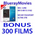 WD My Passport Ultra 3TB Bonus isi 300 Films BluRay 720p