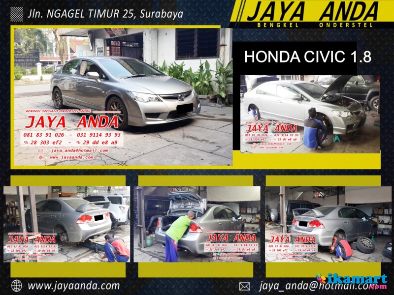 Bengkel onderstel HONDA di Surabaya Jaya Anda 