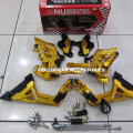 Footstep Underbond depan belakang set Nui Ninja 250-300Fi gold