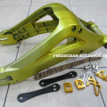 swingarm delkevic carting Ninja 250 gold