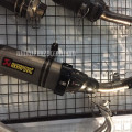 Akrapovic Z800 titan + pelindung knalpot R&G